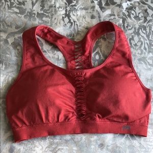 Marika Burnt Orange Pink Sports Bra Medium